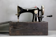 Taylor Bird Vintage Hand Sewing Machine in Fold-Away Case
