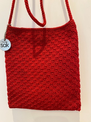 The sak red crochet - the, crossbody