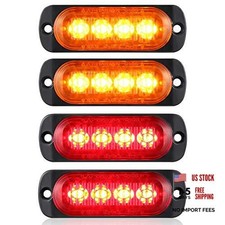  Aluminum Housing Red Amber