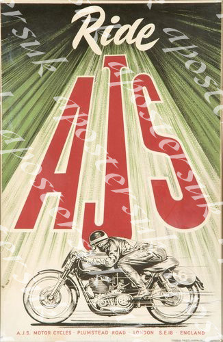 Vintage ajs motorcycling - vintage,