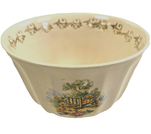 Vintage wade sugar - bowl, bone