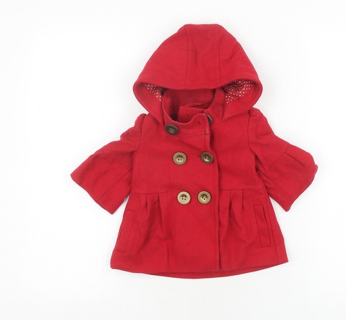 Next girls red wool blend - girls,