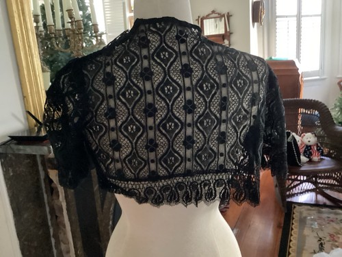 Antique edwardian black - black, lace