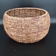 Round Woven Basket Seagrass &