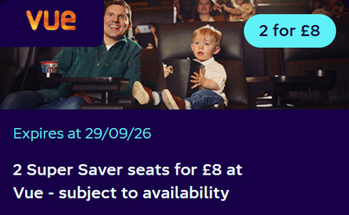 Vue cinema super saver adult - vue,