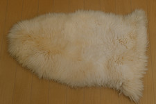 Natural Ivory Fur Sheep Skin