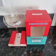 x5 Smirnoff Collecable Cocktail Glasses Boxed Unused See Photo's