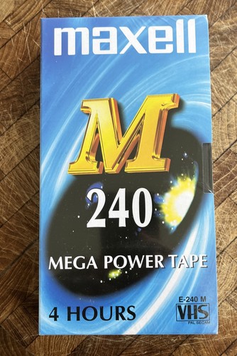 Maxell m240 vhs video tape - m240,