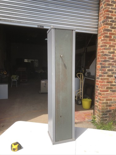 Metal shotgun cabinet - metal,