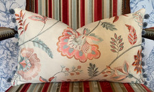 Prestigious *LOUISA* Embroidered Cushion Cover Bobble Trim Fabulous 30 x 49cm