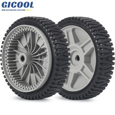2Pk 8" Lawn Mower Front Wheels