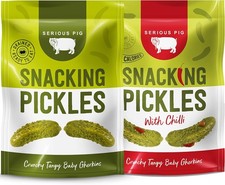 Serious Pig Snacking Pickles