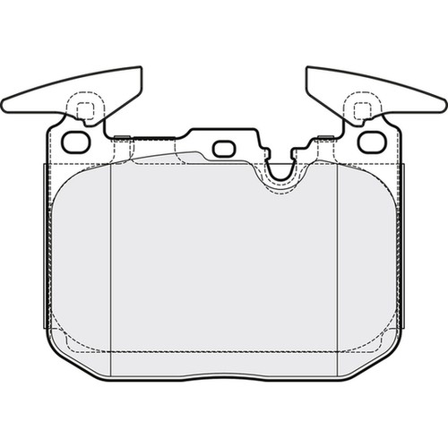 Brake pads set for bmw - pads,
