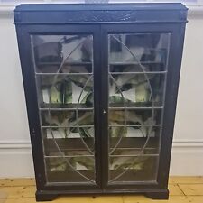 Cocktail cabinet with glass doors used