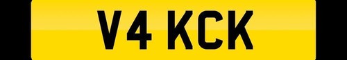 Number plate registration - number, v4