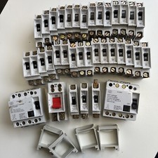 MK LN59 5A 6A 10A 16A 20A 30A 32A 45A Amp Type 2 MCB 60A rcd blanks trip switch