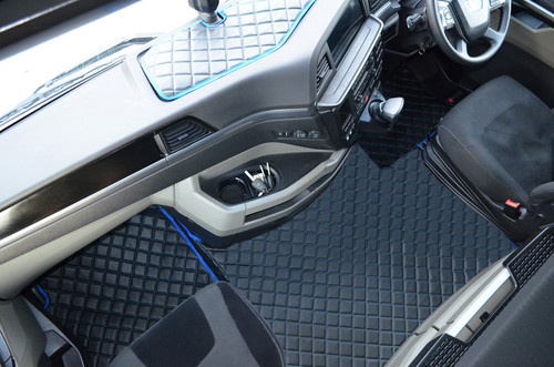 Truck eco leather floor mats - floor,