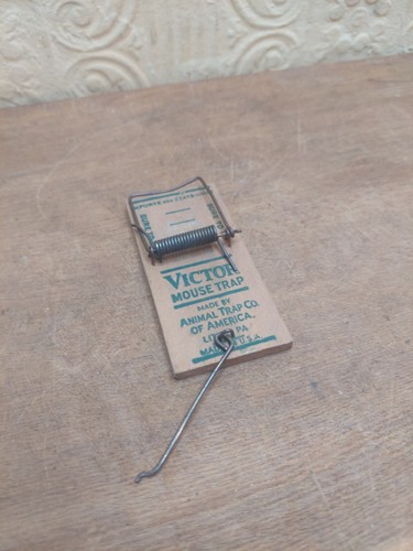 Vintage victor mouse trap - "victor",