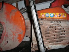 Stihl saw TS400  stone metal cutter concrete