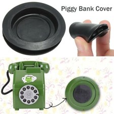 Round Closure Plug Stopper Black Money Box Stopper Piggy Bank Cover  Piggy Bank