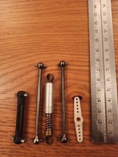Assorted Parts For Vintage Scale Remote Control Cars Suspension Drive.