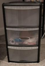 Plastic Drawers (Wilko) (Storage)