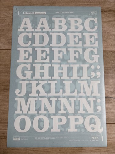 Bundle letraset sheets in - 2,