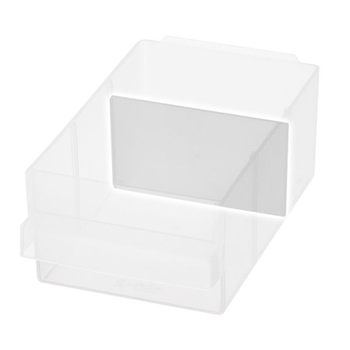 Clear plastic draw dividers - clear,