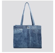 New denim blue bags woman 