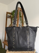 Rowallan Shoulder Bag Black Leather Handbag