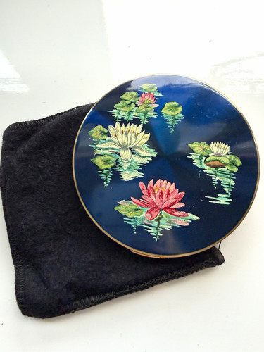 Stratton enamel water lily - enamel,