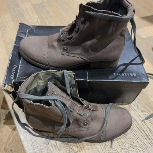 Mens firetrap brown canvas - mens,