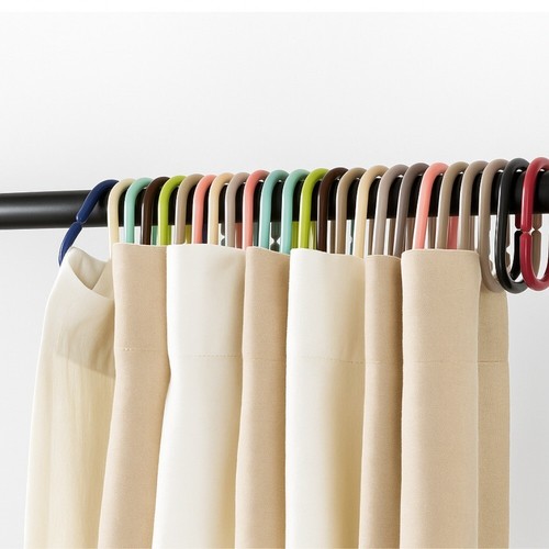 Shower curtain hooks - curtain, pack