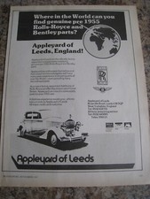 APPLEYARD OF LEEDS ENGLAND