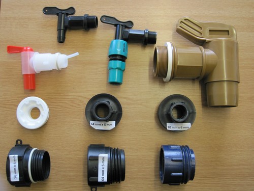 Barrel adaptor tap fitting - barrel,