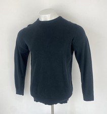 Barbour Jumper Black Crew Neck