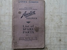 AUSTIN  TEN FOUR SPARE PARTS