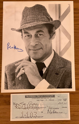 Rex harrison signed - rex,