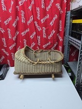 Vintage Wicker Dolls Rocking