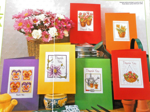 Floral thank you - thank, cards.