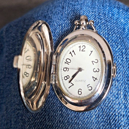 Silver polished full hunter - silver,