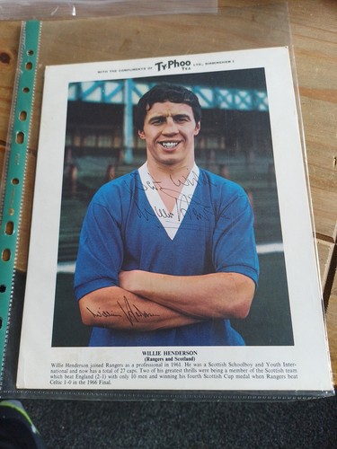 Typhoo tea football card - football,