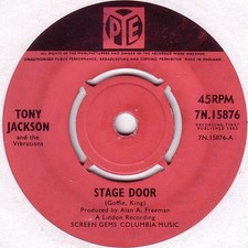 Tony Jackson & The Vibrations-Stage Door  7" 45-Pye Records, 7N.15876, 1965, Com