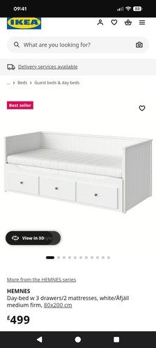 Ikea hemnes day bed - ikea,