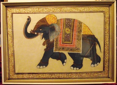 Oil painting silk - oil, of