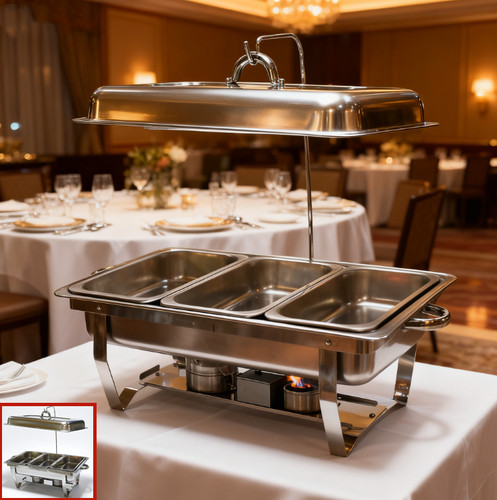 Tray chafer dish set - dish,