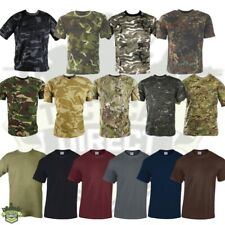 Mens Army Camo T-Shirt S-3XL Military Camouflage Top MTP DPM Desert Urban Black