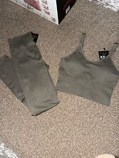 Primark seamless khaki gym set
