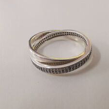 promise ring interlock pave