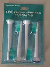 4 Nevadent Sonic Toothbrush Heads Lidl compatible